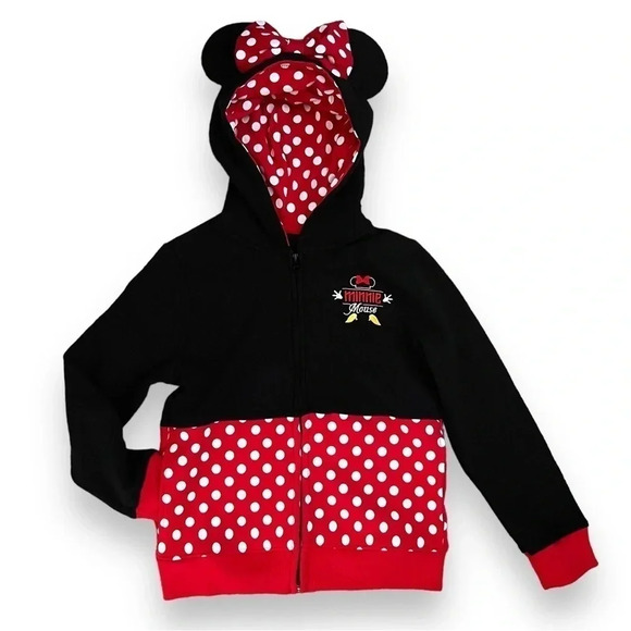 Disney Other - Disney Parks “I Am Minnie Mouse Collection” Zip-up hooded sweatshirt Medium NWOT